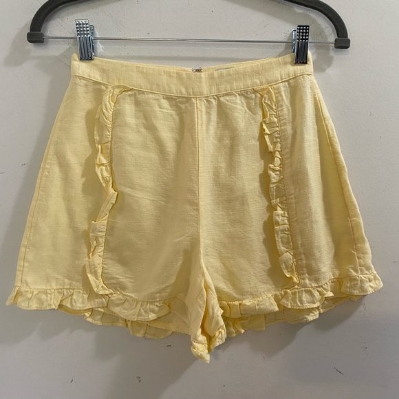 Aritzia Sunday Best Shorts Sz 2 Lyocell Linen #506 - Picture 8 of 12